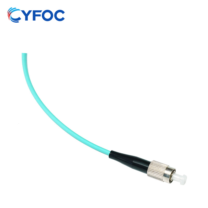OM3 LC-FC UPC单工LSZH 3.0mm光纤跳线, 1m